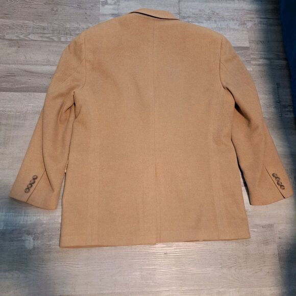 Joseph & Feiss Mens Blazer 41R Camel Hair 2 Button Tan Jacket Sport Coat - Picture 2 of 15